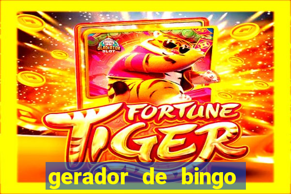 gerador de bingo de palavras